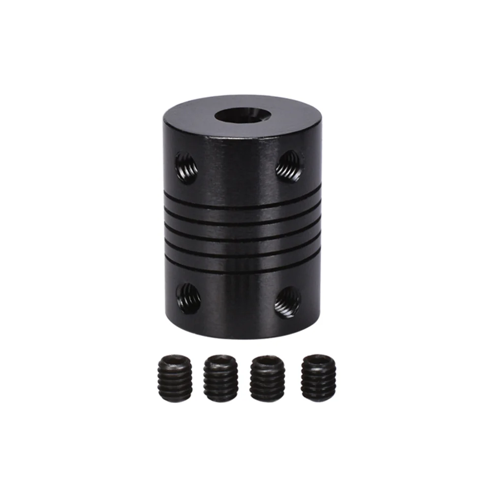 2/4PCS Flexible shaft Coupler 5*8mm 5*5mm CNC Stepper Motor Aluminum Alloy Flexible Coupling Black/Silver - Image 6