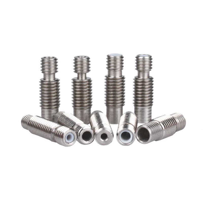 5pcs/Lot E3D V6 Throat Heat Break Hotend Throat All Metal or Teflon Tube Stainless Steel for 1.75/3.0mm Bowden&Direct J-head - Image 3