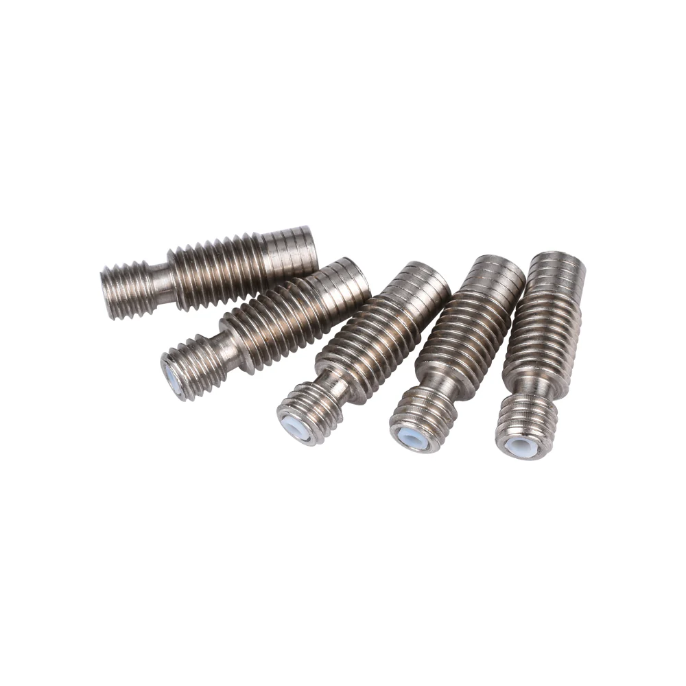 5pcs/Lot E3D V6 Throat Heat Break Hotend Throat All Metal or Teflon Tube Stainless Steel for 1.75/3.0mm Bowden&Direct J-head - Image 6