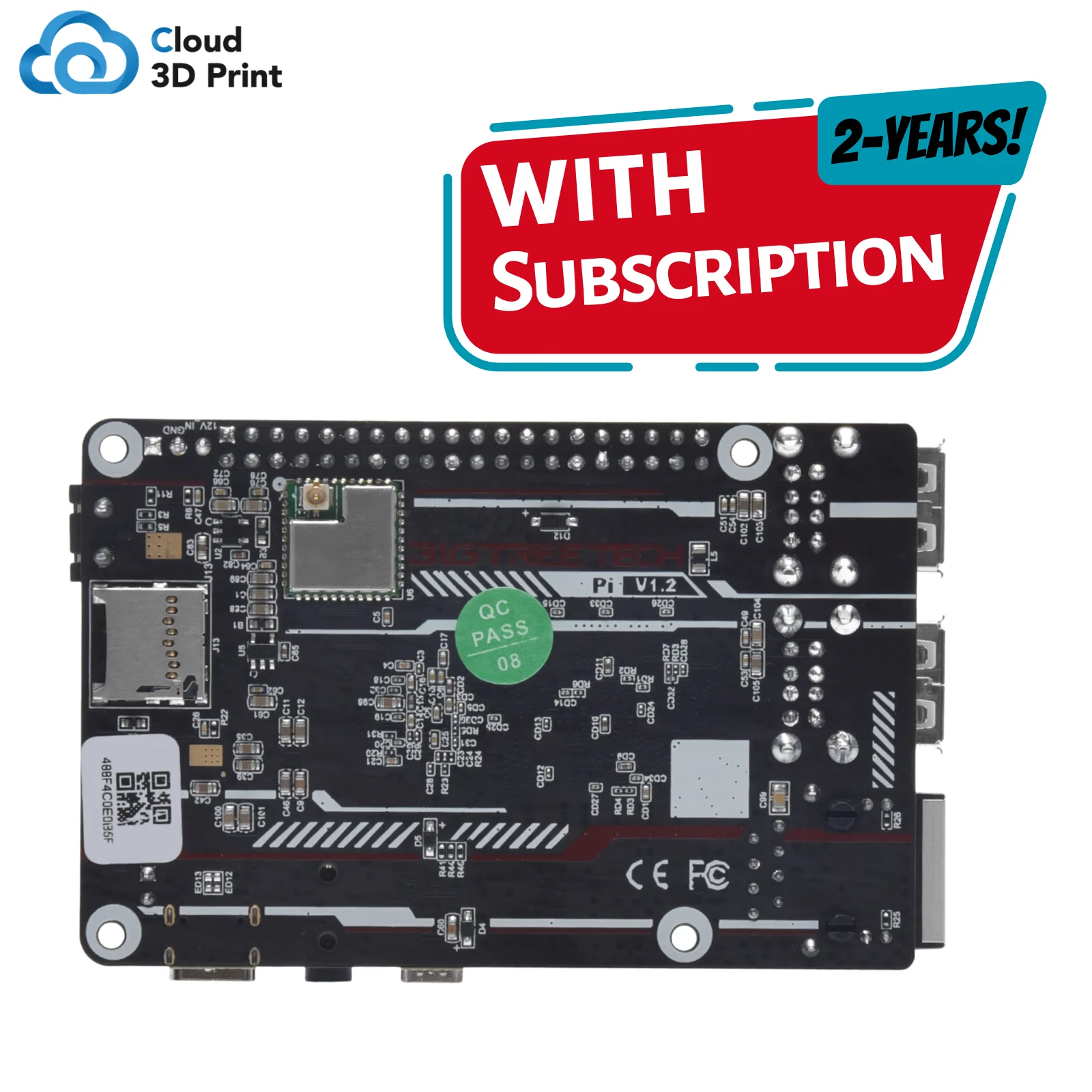 BIGTREETECH BTT Pi + Cloud 3D Print - Image 3
