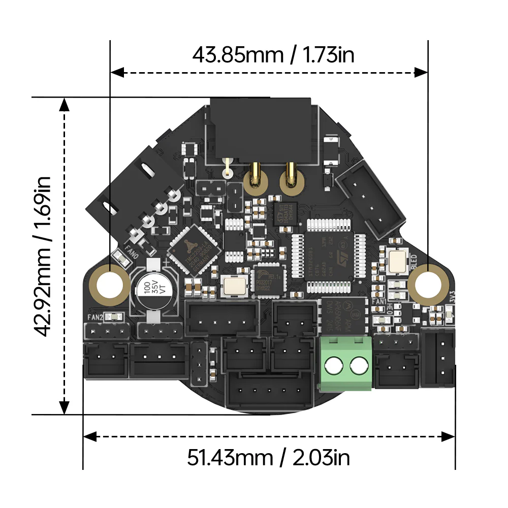 BIGTREETECH EBB 36/42 Can Bus & Gen2 for Connecting Klipper Expansion Device Support PT1000 - Image 24