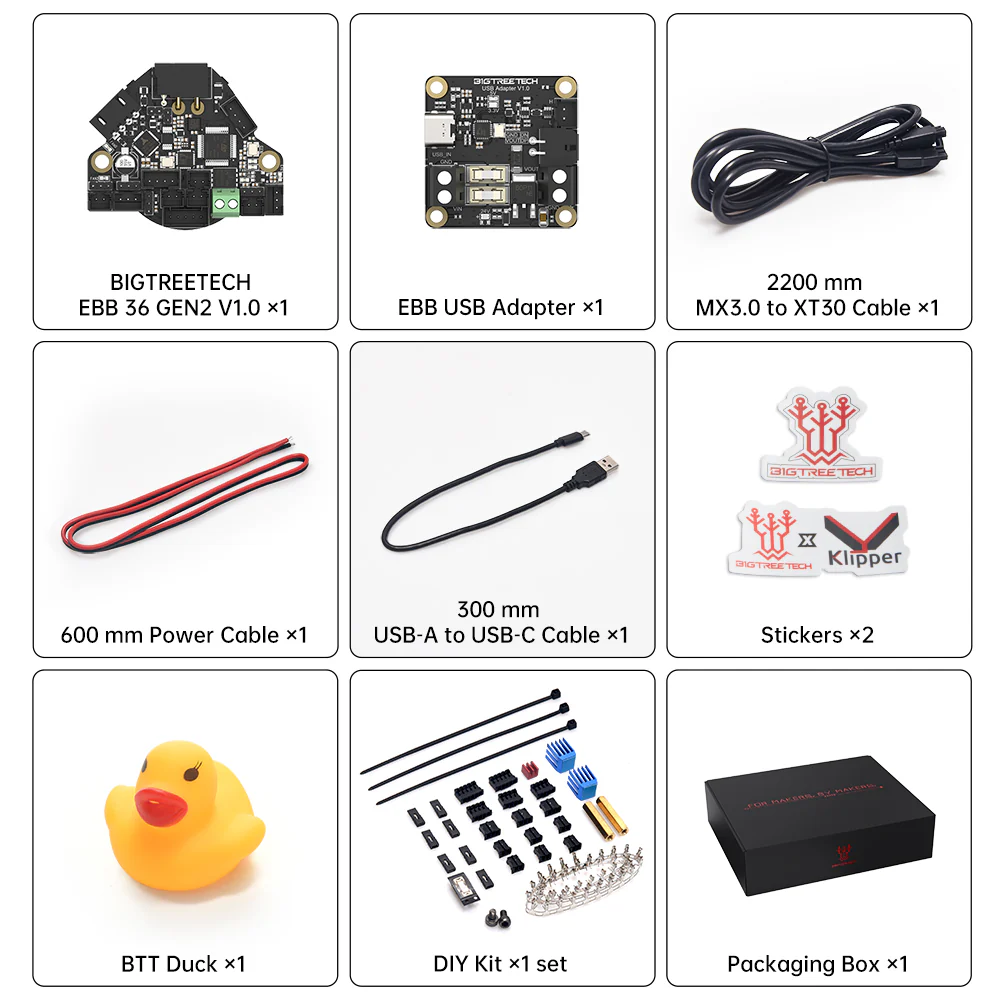 BIGTREETECH EBB 36/42 Can Bus & Gen2 for Connecting Klipper Expansion Device Support PT1000 - Image 28
