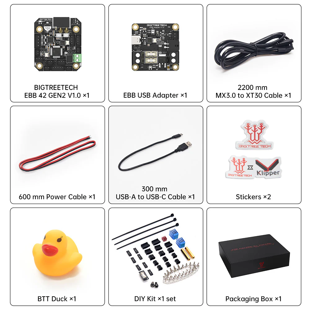 BIGTREETECH EBB 36/42 Can Bus & Gen2 for Connecting Klipper Expansion Device Support PT1000 - Image 35