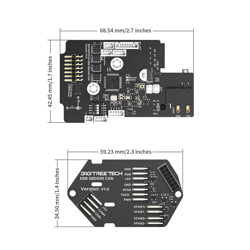 BIGTREETECH EBB SB2209/SB2240 CAN/USB for Voron StealthBurner - Image 9