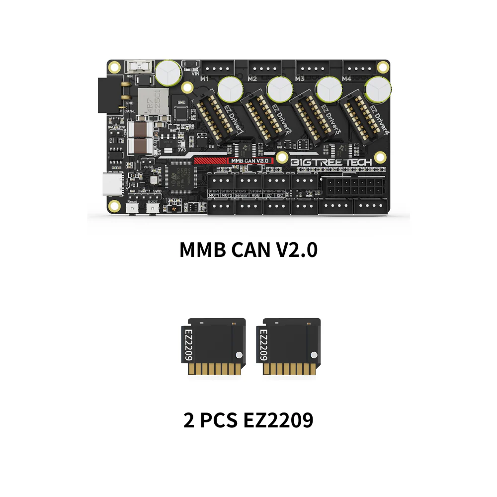 BIGTREETECH ERCF Control Board MMB CAN V2.0 with STM32 Chip Featured EZ Ports for 3D Printer Enraged Rabbit Carrot Feeder Solution - Image 9