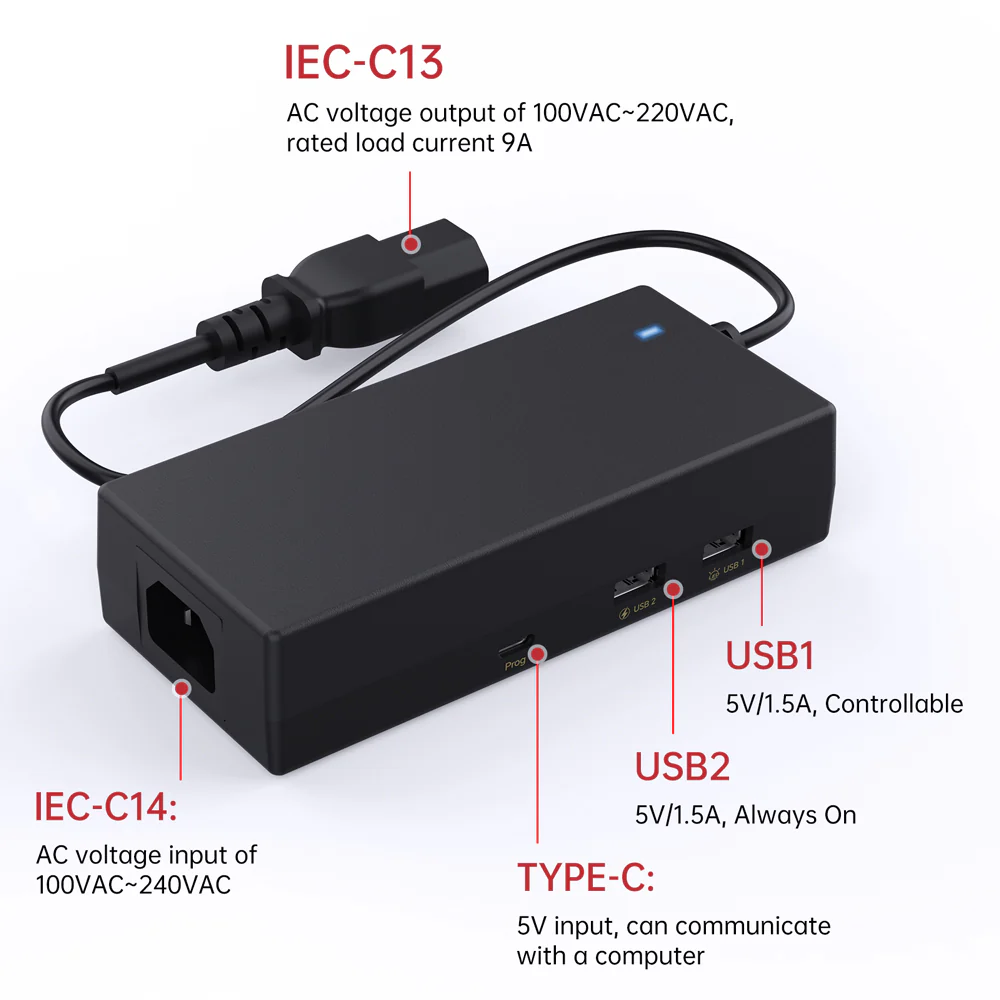 BIGTREETECH Panda PWR Intelligent Power Management Module - Compatible with Creality Ender/K1 Printers, Anycubic Kobra Printers, Bambu Lab P1/X1/A1 Printers - Image 8