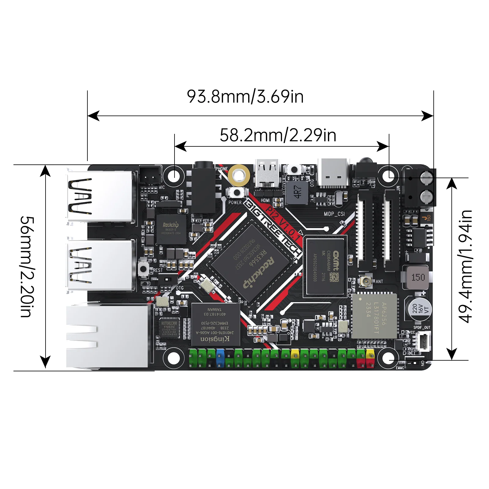 BIGTREETECH Pi 2 / Pi 2 Lite / CB2 / CB2 Lite Core Boards - Image 8