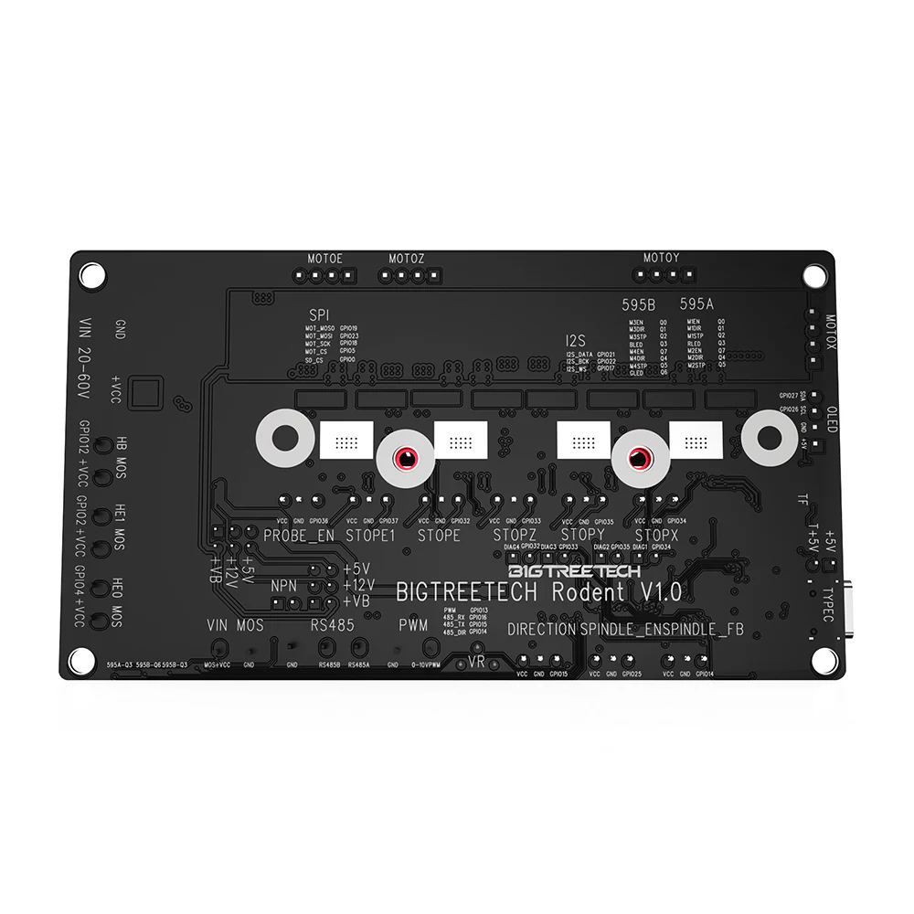 BIGTREETECH Rodent CNC Control Board – FluidNC Compatible, Supports PWM & RS485 Control Modes - Image 2