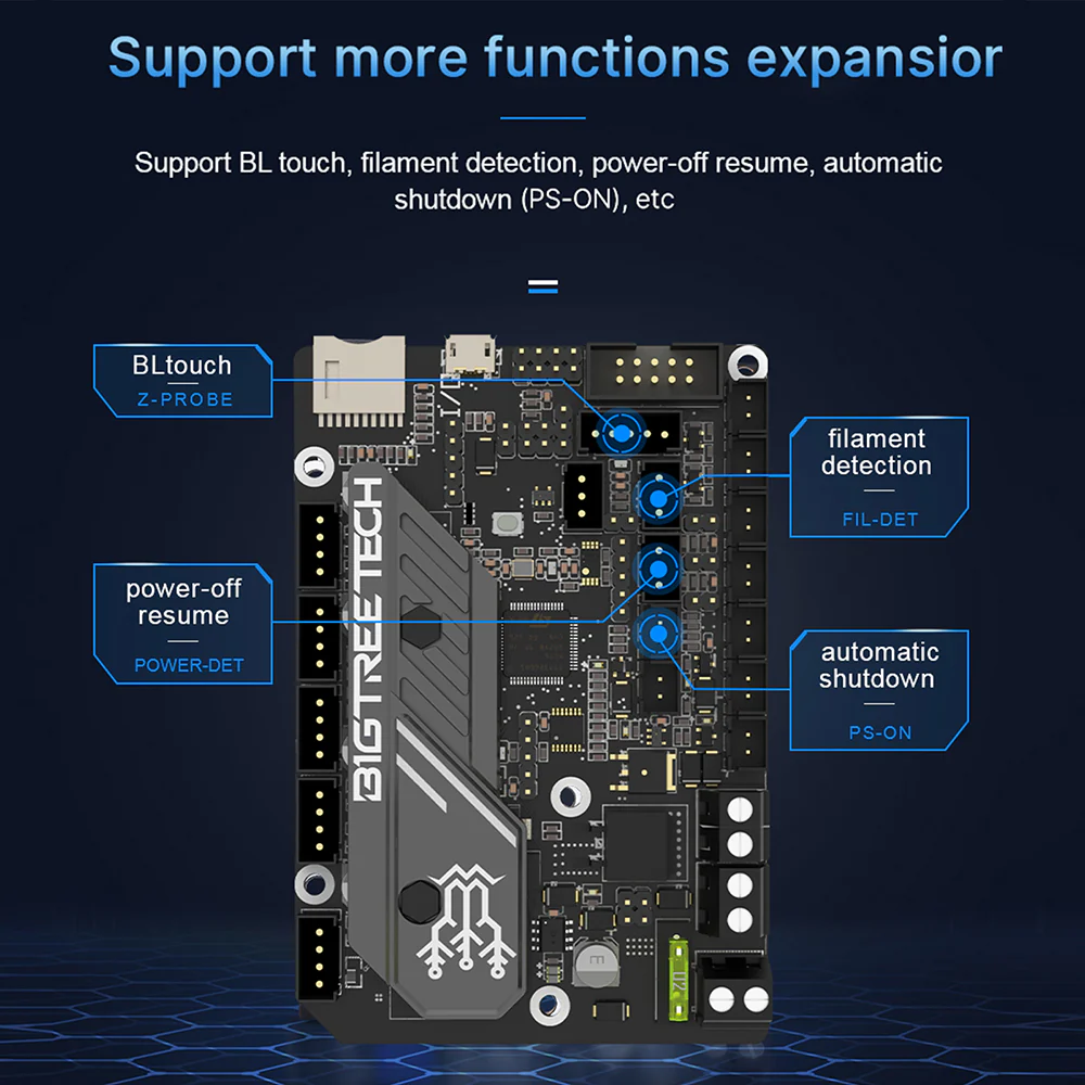 BIGTREETECH SKR MINI E3 V3.0 32 Bit Control Board for Ender 3/Ender 3 Pro/Ender 5/Ender 5 plus/CR-10 - Image 14