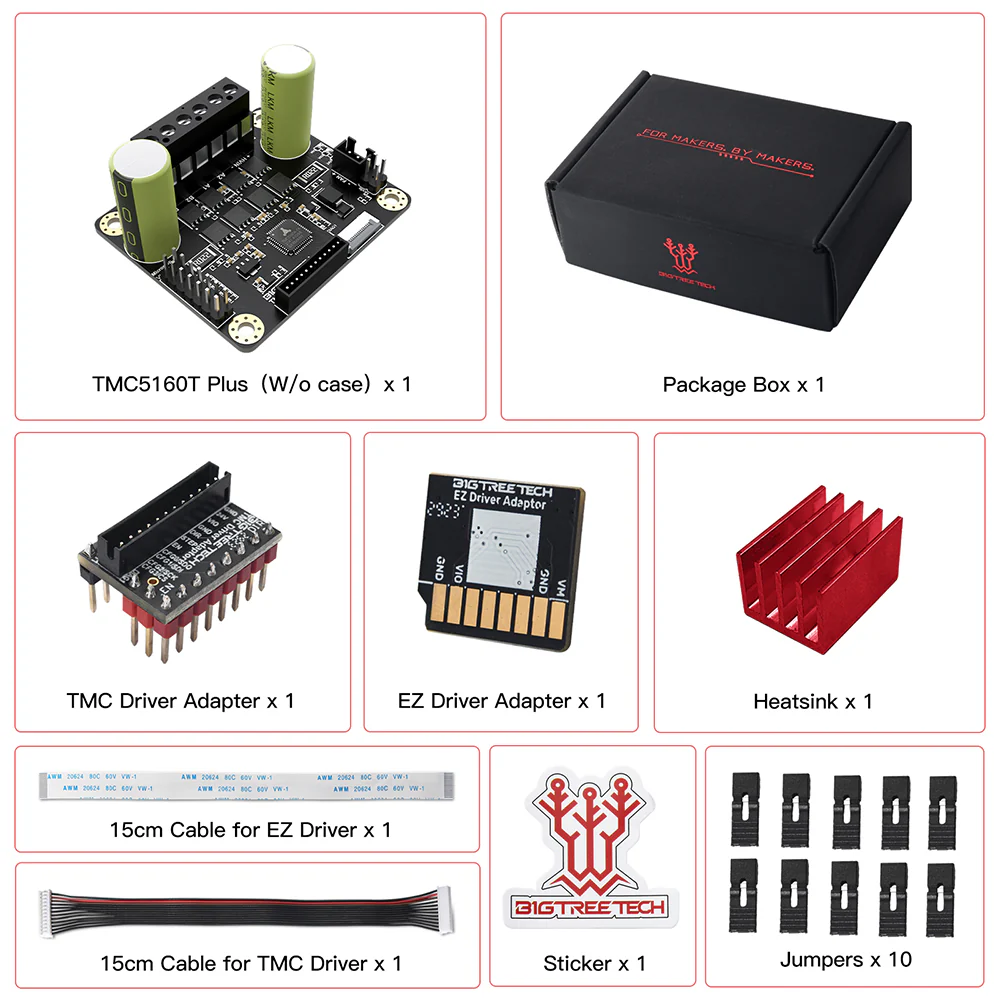 BIGTREETECH TMC5160T/TMC5160T Plus Stepper Motor Driver SPI Mode - Image 4