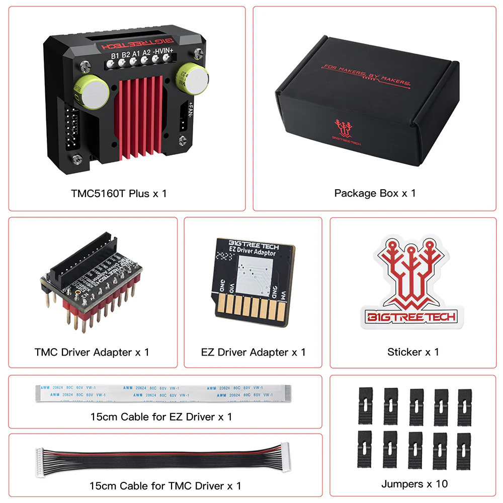 BIGTREETECH TMC5160T/TMC5160T Plus Stepper Motor Driver SPI Mode - Image 6