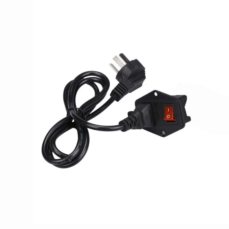 BIQU 15A 250V Rocker Switch Power Socket Inlet Module Plug 5A Fuse Switch with 5Pcs 16-14 AWG Wiring 3 Pin IEC320 C14 - Image 7