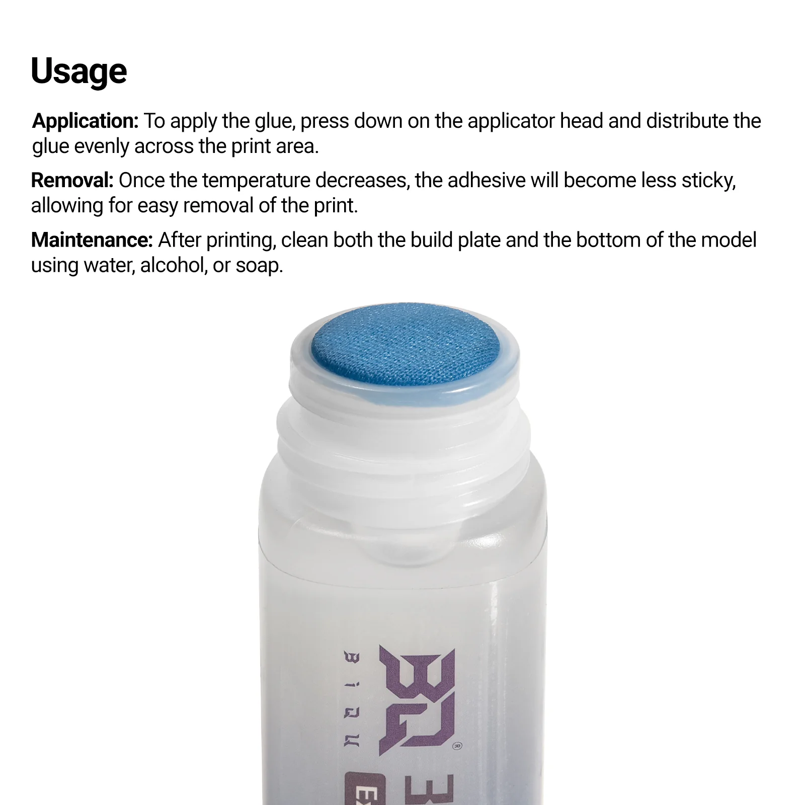 BIQU 3D Printing Adhesive 60ml Liquid Glue for Build Plate - Image 3