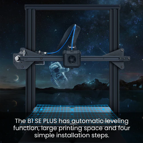 BIQU B1 SE PLUS 3D Printer Upgrade 32Bit Control Board Full Metal Extruder With TMC Drive Automatic Leveling DIY 3D Drucker Kit - Image 5