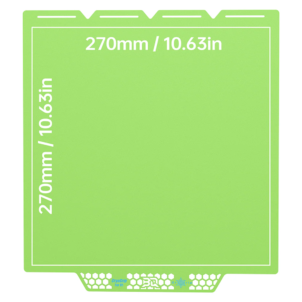 BIQU CryoGrip Pro Buildplate for Snapmaker U1 Double-Sided 7-Layer Composite with High Magnetic Spring Steel, Low Energy Printing - Image 28