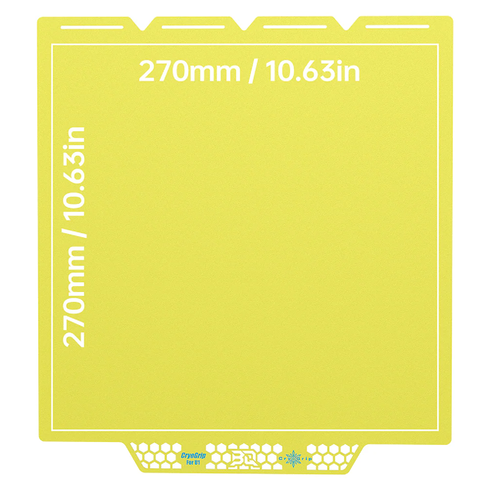 BIQU CryoGrip Pro Buildplate for Snapmaker U1 Double-Sided 7-Layer Composite with High Magnetic Spring Steel, Low Energy Printing - Image 34