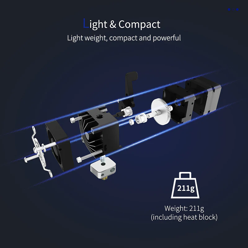 BIQU H2 V2.0 Extruder For B1 BX Ender 3/ 3 V2/5/6 CR6/10 - Image 7