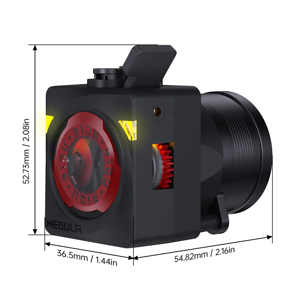 BIQU Nebula Dual Gear Extruder – High-Precision 3D Printer Extruder for Voron Stealthburner, EVA3, DIY Hotend Upgrade - Image 5