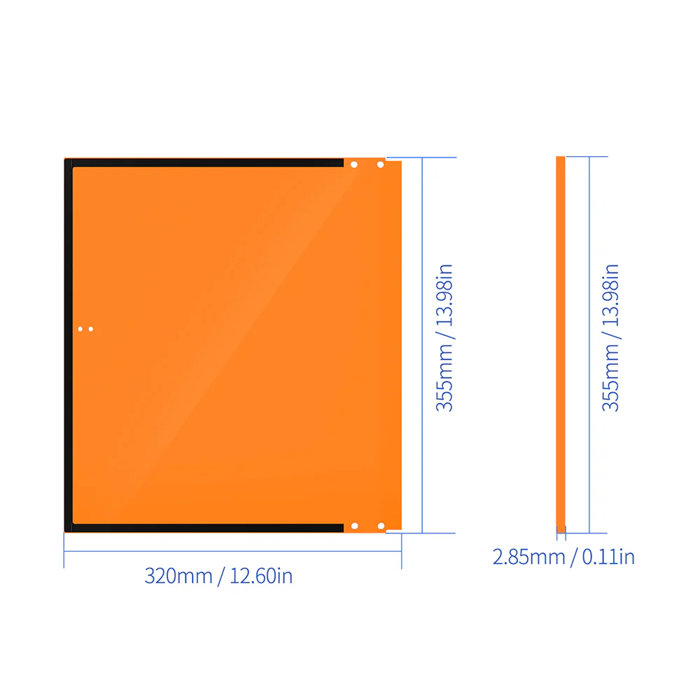 BIQU Panda Door PC Upgrade Panel for Bambu Lab P1/X1 Printers - Image 11