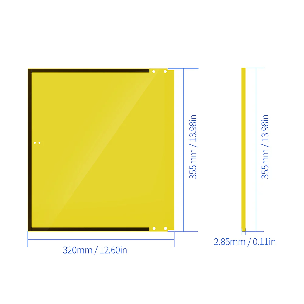 BIQU Panda Door PC Upgrade Panel for Bambu Lab P1/X1 Printers - Image 5