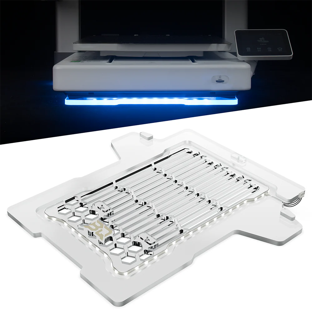 BIQU Panda Aura Smart RGB Lighting Panel with Remote Control and Customizable Status Display for A1 Series - Image 8