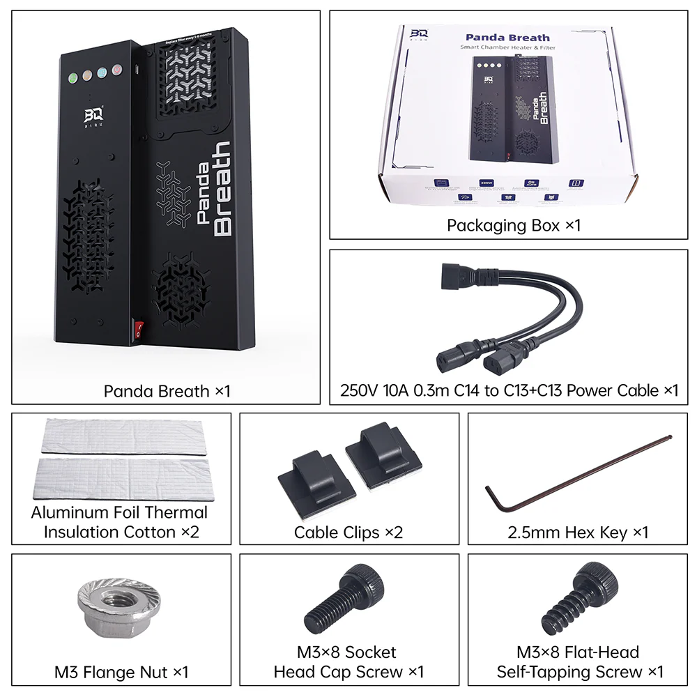 BIQU Panda Breath Smart Air Filtration and Heating System with Precise Temperature Regulation - Image 6