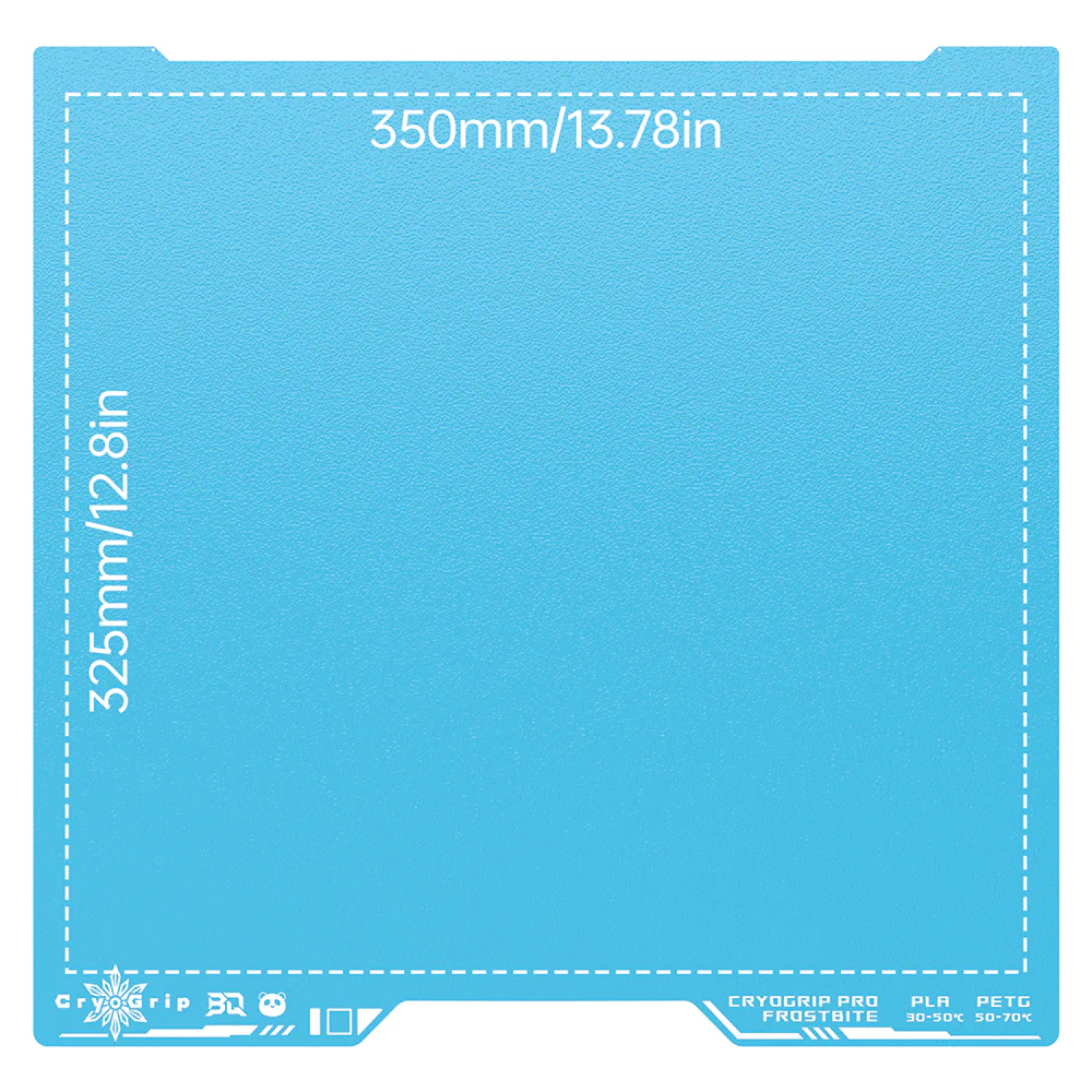 BIQU Panda BuildPlate CryoGrip Pro for Bambu X1/P1/P2/A1/A1 mini/H2D/H2S/H2C Printers - Double-Sided 7-Layer Composite with High Magnetic Spring Steel, Low Energy Printing - Image 31