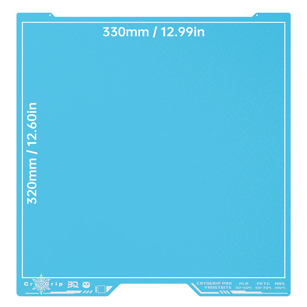 BIQU Panda BuildPlate CryoGrip Pro for Bambu X1/P1/P2/A1/A1 mini/H2D/H2S/H2C Printers - Double-Sided 7-Layer Composite with High Magnetic Spring Steel, Low Energy Printing - Image 48