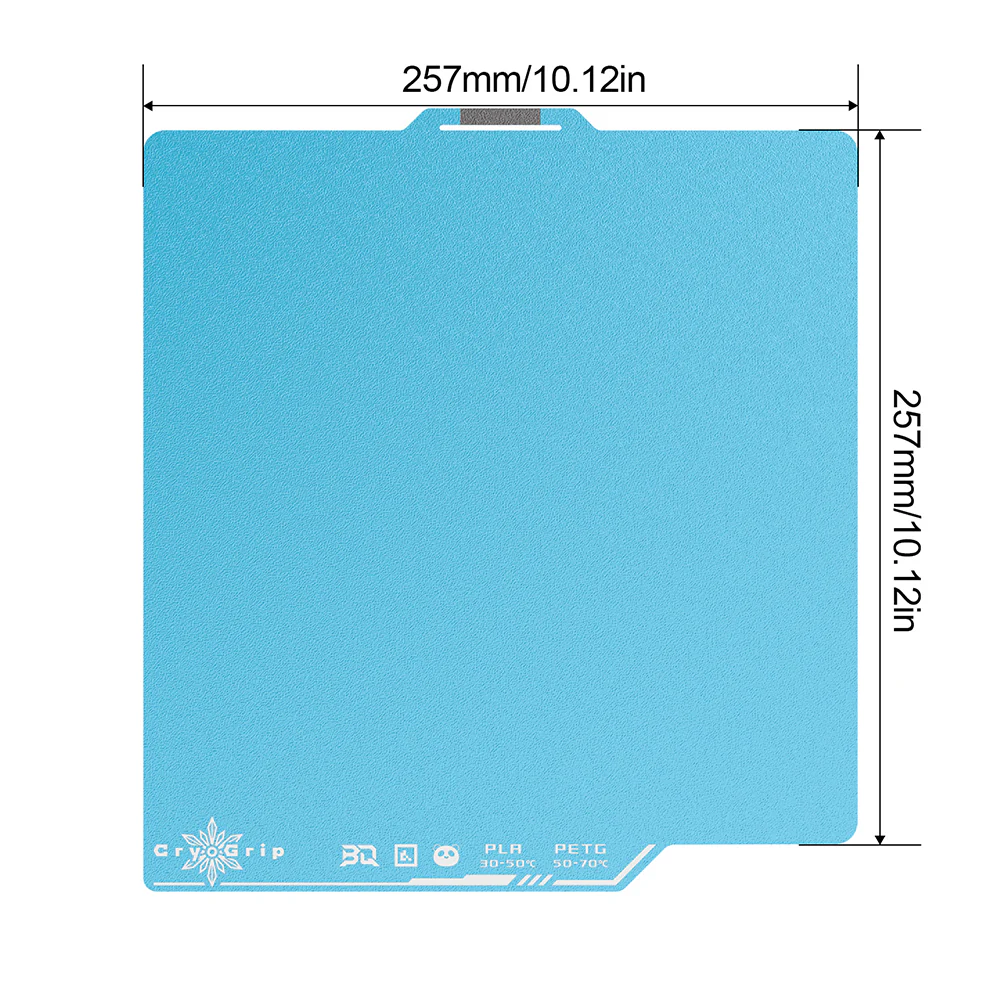 BIQU Panda BuildPlate CryoGrip Pro for Bambu X1/P1/P2/A1/A1 mini/H2D/H2S/H2C Printers - Double-Sided 7-Layer Composite with High Magnetic Spring Steel, Low Energy Printing - Image 6