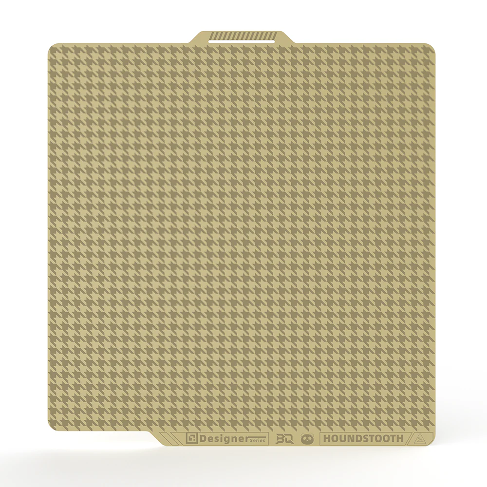 BIQU Panda BuildPlate Designer Series Dual-textured 3D Printing Build Plate with Honeycomb & Houndstooth Patterns for Bambu X1/P1/A1 Printers - Image 3
