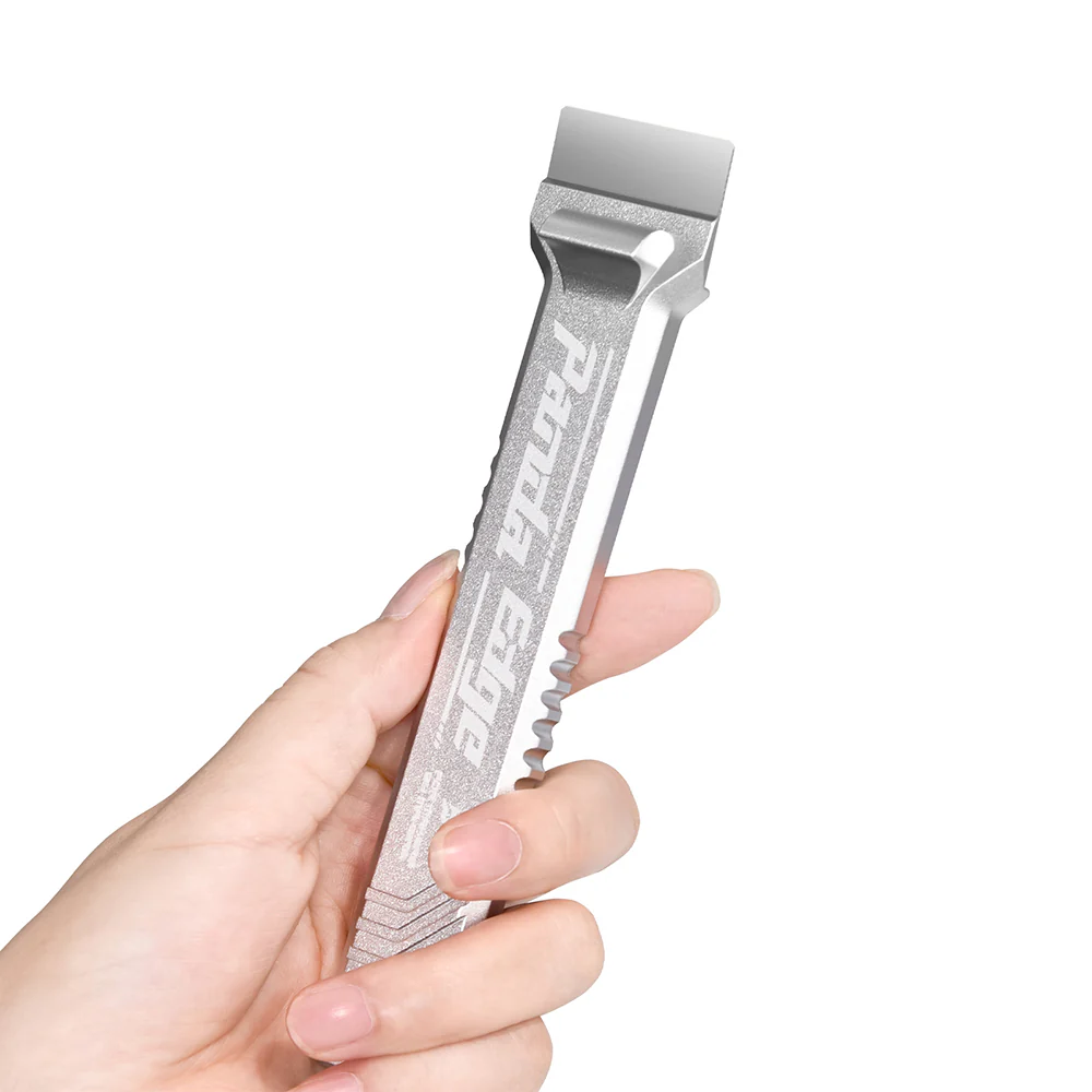 BIQU Panda Edge CNC Precision Machined Blade Scraper, Non-Slip Ergonomic Grip & Thumb Rest Handle for Model Removal Tool - Image 6