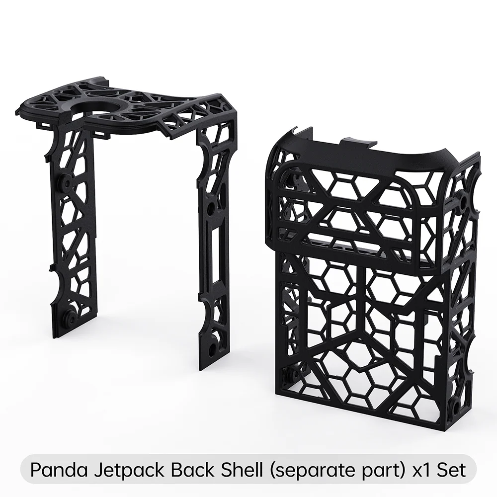 BIQU Panda Jetpack Lightweight Hollow Design Bambu Extruder Front Cover Integrated with Panda Jet Cooling Fan Duct for Bambu Lab P1/X1 - Image 7