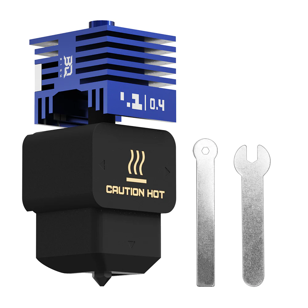 BIQU Panda Juicer Hotend Standard Flow with 0.4/0.6/0.8mm Hardened Steel/VantaC Nozzle for Bambu Lab P2S/H2/A1/A1 mini - Image 3