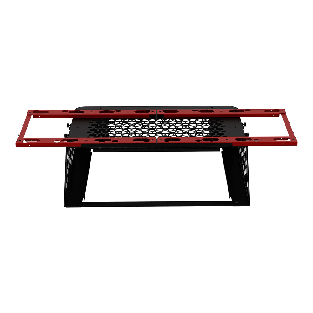 BIQU Panda Perch Aluminum Mount Supports Two AMS Units with Tool Storage and Lighting Option for Bambu Lab P1/X1/H2 Series - Image 12