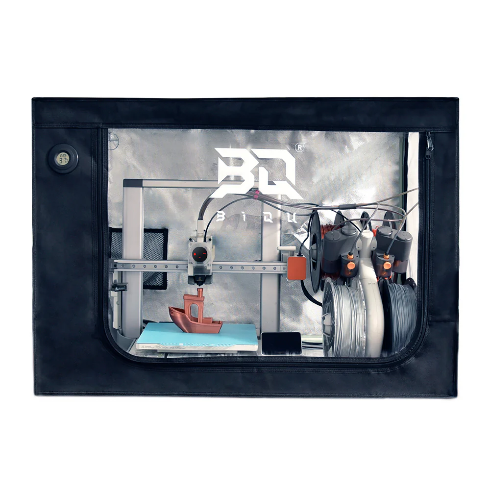 BIQU Panda Shelter for Bambu Lab A1/A1 Mini, Transparent Dustproof and Waterproof Enclosure, Constant Temp Protection, Enhanced Print Quality and Stability - Image 3