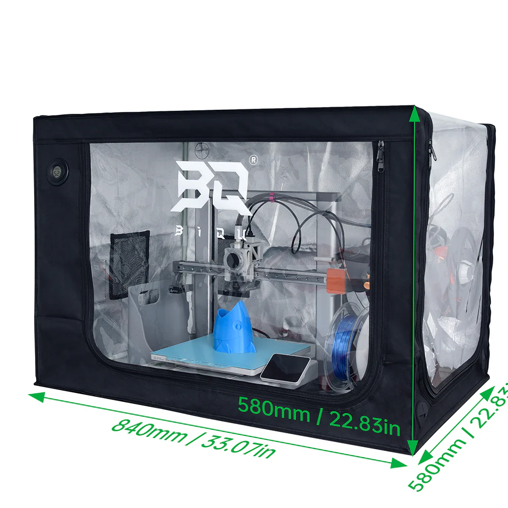 BIQU Panda Shelter for Bambu Lab A1/A1 Mini, Transparent Dustproof and Waterproof Enclosure, Constant Temp Protection, Enhanced Print Quality and Stability - Image 6