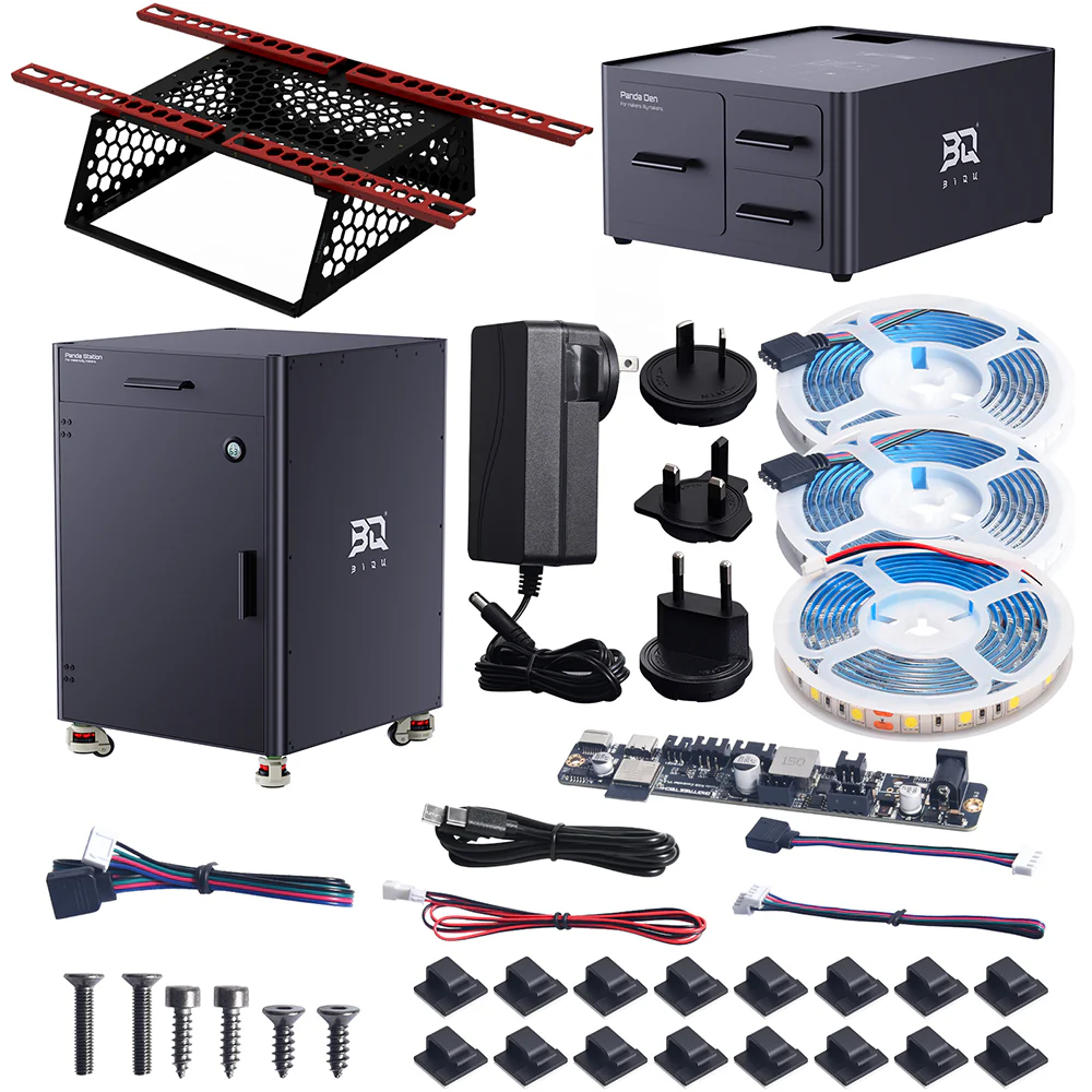BIQU PANDA-VERSE Storage Solution for Bambu Lab X1,P1,P2S Series – Folded Corners, Expanded Space - Image 23
