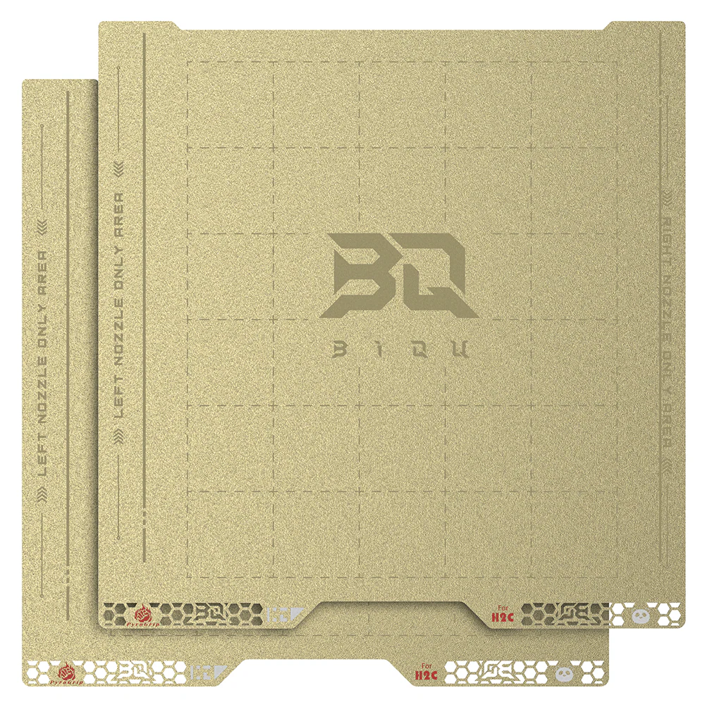 BIQU Pyrogrip Build Plate 346MM x 355MM Spring Steel Sheet Double-Sided Textured PEI Grid for Bambu Lab H2D/H2S/H2C Printers - Image 13