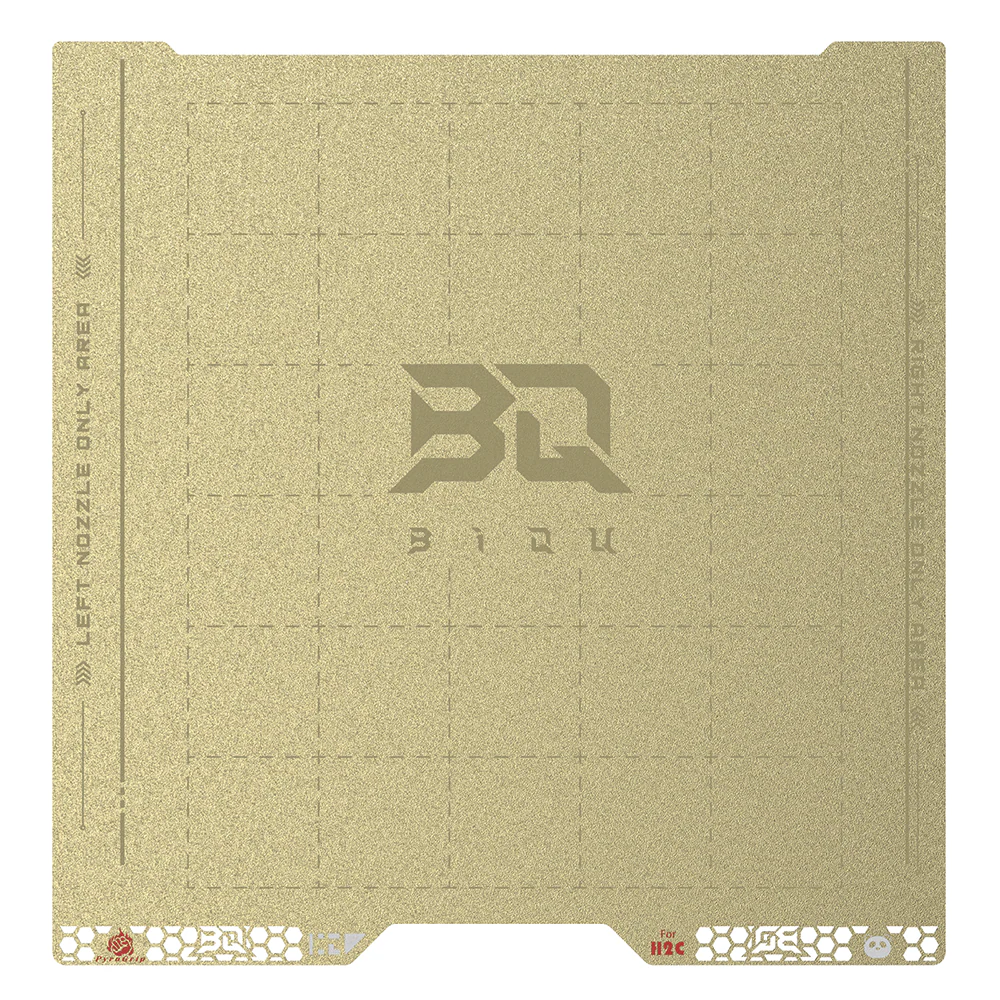 BIQU Pyrogrip Build Plate 346MM x 355MM Spring Steel Sheet Double-Sided Textured PEI Grid for Bambu Lab H2D/H2S/H2C Printers - Image 14
