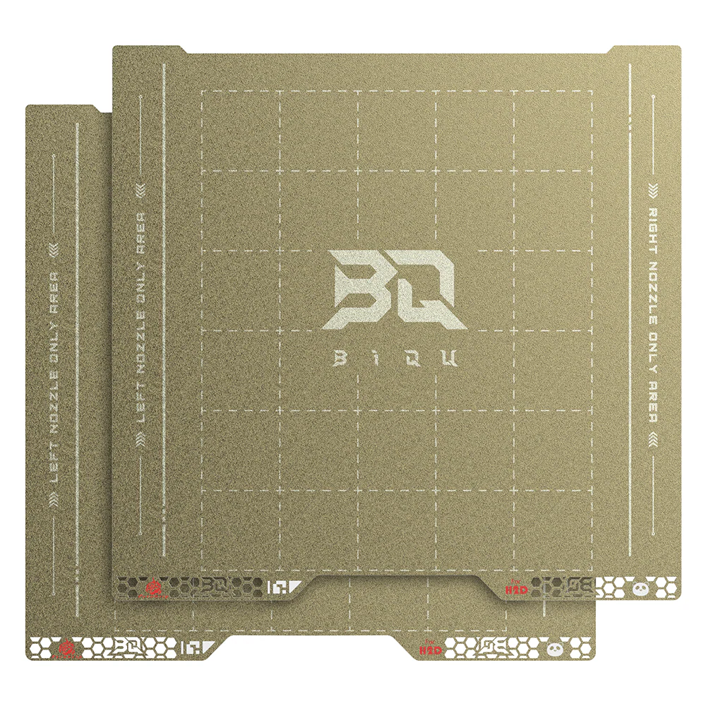 BIQU Pyrogrip Build Plate 346MM x 355MM Spring Steel Sheet Double-Sided Textured PEI Grid for Bambu Lab H2D/H2S/H2C Printers - Image 3