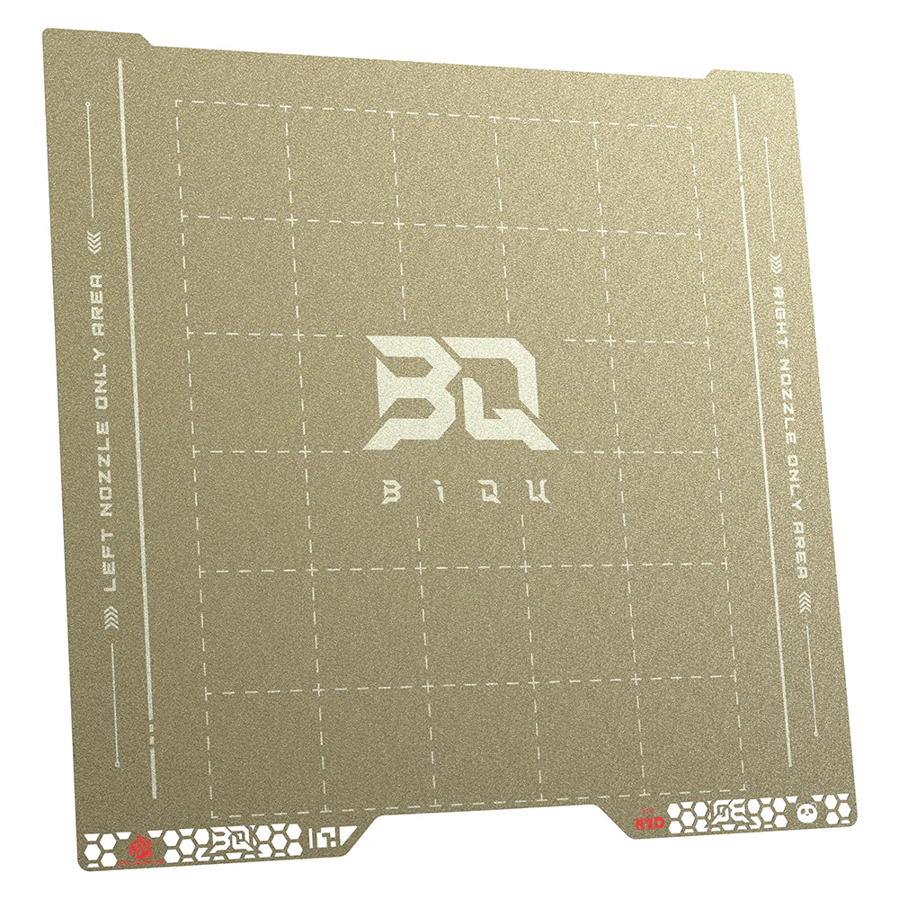 BIQU Pyrogrip Build Plate 346MM x 355MM Spring Steel Sheet Double-Sided Textured PEI Grid for Bambu Lab H2D/H2S/H2C Printers - Image 4