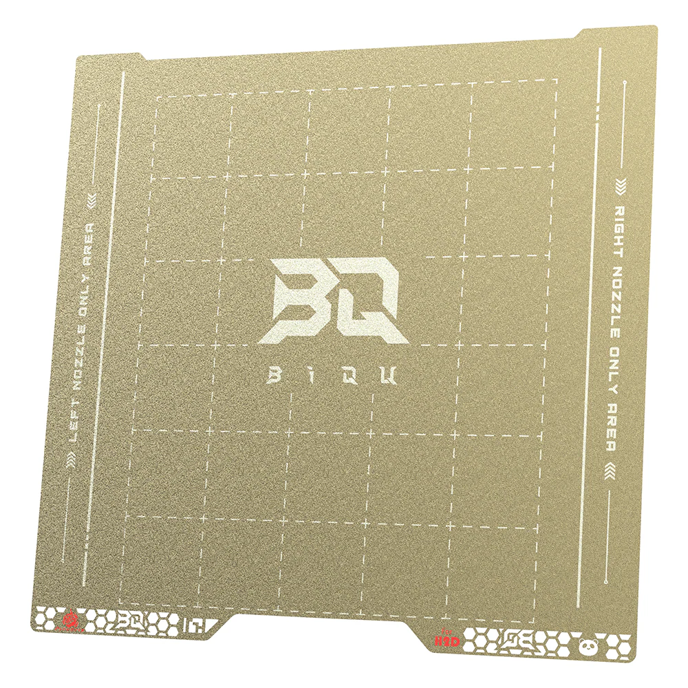 BIQU Pyrogrip Build Plate 346MM x 355MM Spring Steel Sheet Double-Sided Textured PEI Grid for Bambu Lab H2D/H2S/H2C Printers - Image 5