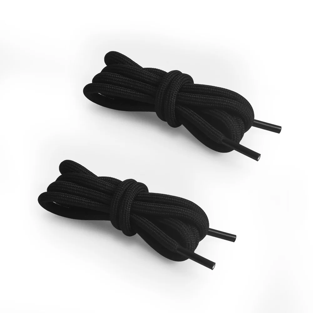 BIQU Round Shoelaces – 2 Pairs Black & 2 Pairs White  | 100cm & 140cm - Image 6