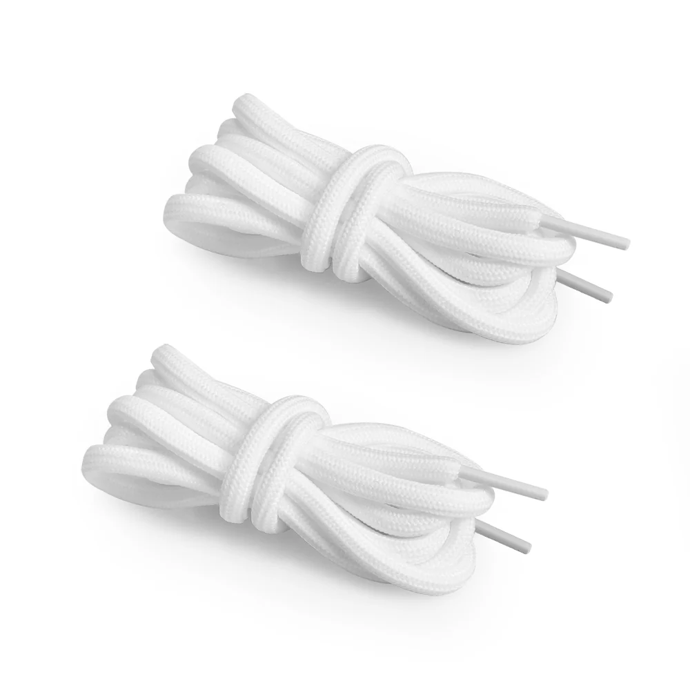 BIQU Round Shoelaces – 2 Pairs Black & 2 Pairs White  | 100cm & 140cm - Image 7