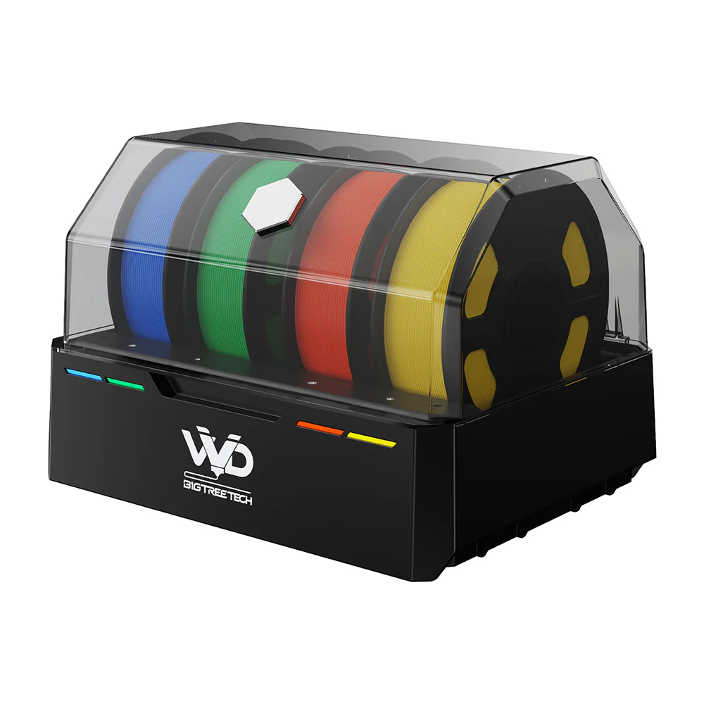 BIGTREETECH ViViD Multi-Color Filament Dryer Box for Klipper – Print While Drying, Auto Backup Feeding, RFID Smart Control, RGB Status Indicators - Image 3