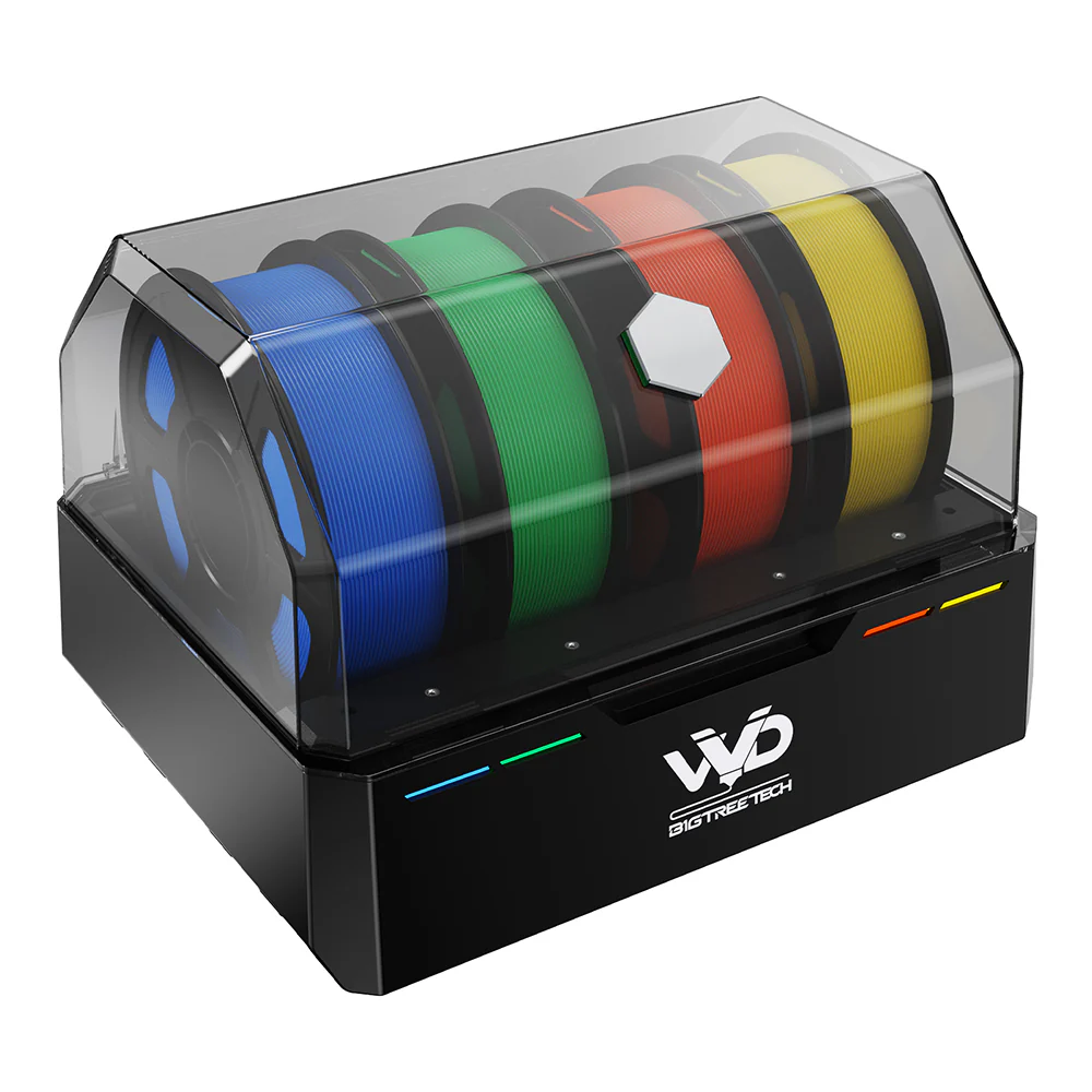 BIGTREETECH ViViD Multi-Color Filament Dryer Box for Klipper – Print While Drying, Auto Backup Feeding, RFID Smart Control, RGB Status Indicators - Image 6