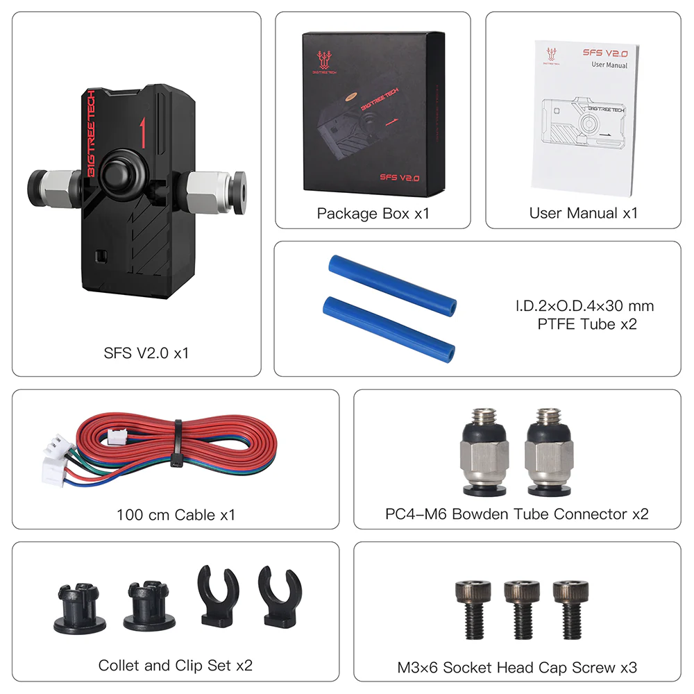 BTT SFS V2.0 Smart Filament Sensor 3d Printing Module for Mastering the Filament State - Image 11