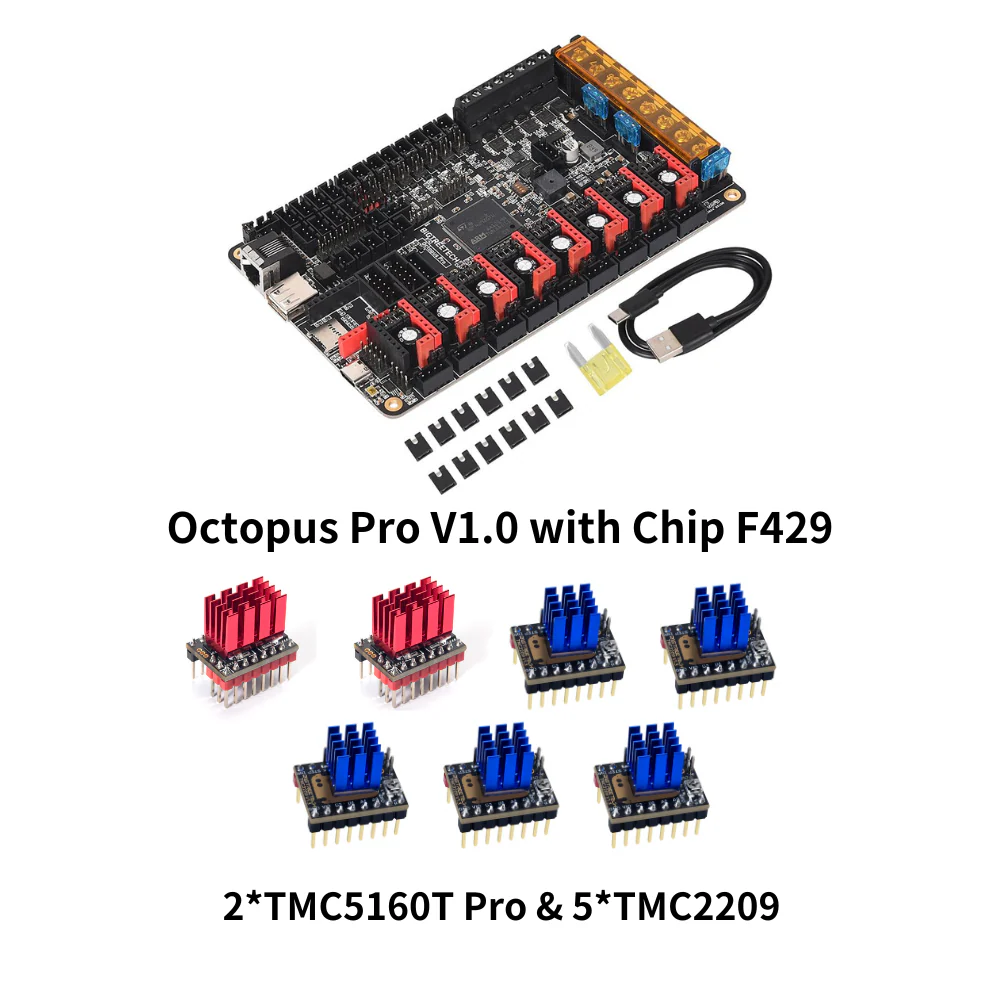 BIGTREETECH Stealthy Hi-Speed High-Voltage Kit Octopus PRO TMC5160T Pro TMC2209 BTT PI Upgrade For Klipper Voron DIY 3D Printer - Image 5