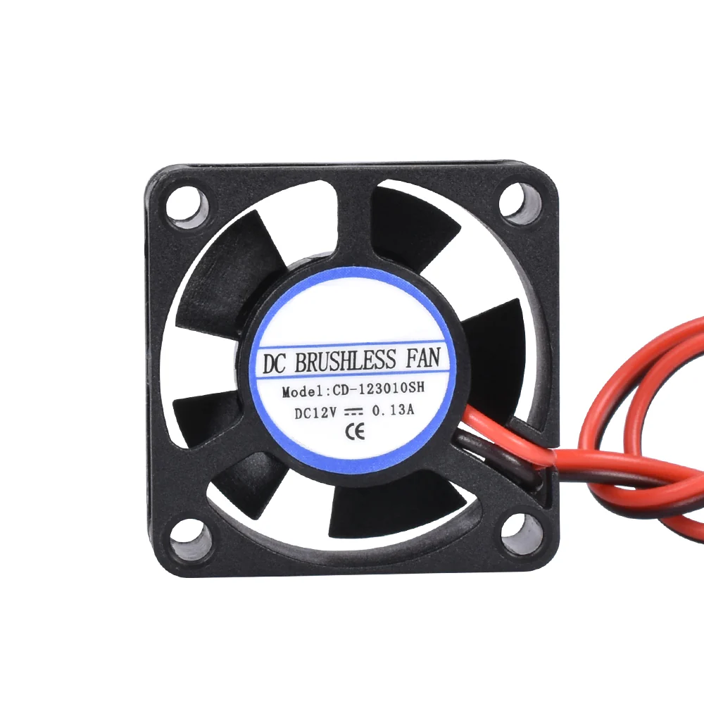 BIQU DC 5V 12V 24V 3010 Fan Cooling Brushless Mini Fan 30*30*10MM W/Cable 2Pin Radiator Black For 3D Printer Parts Reprap - Image 3