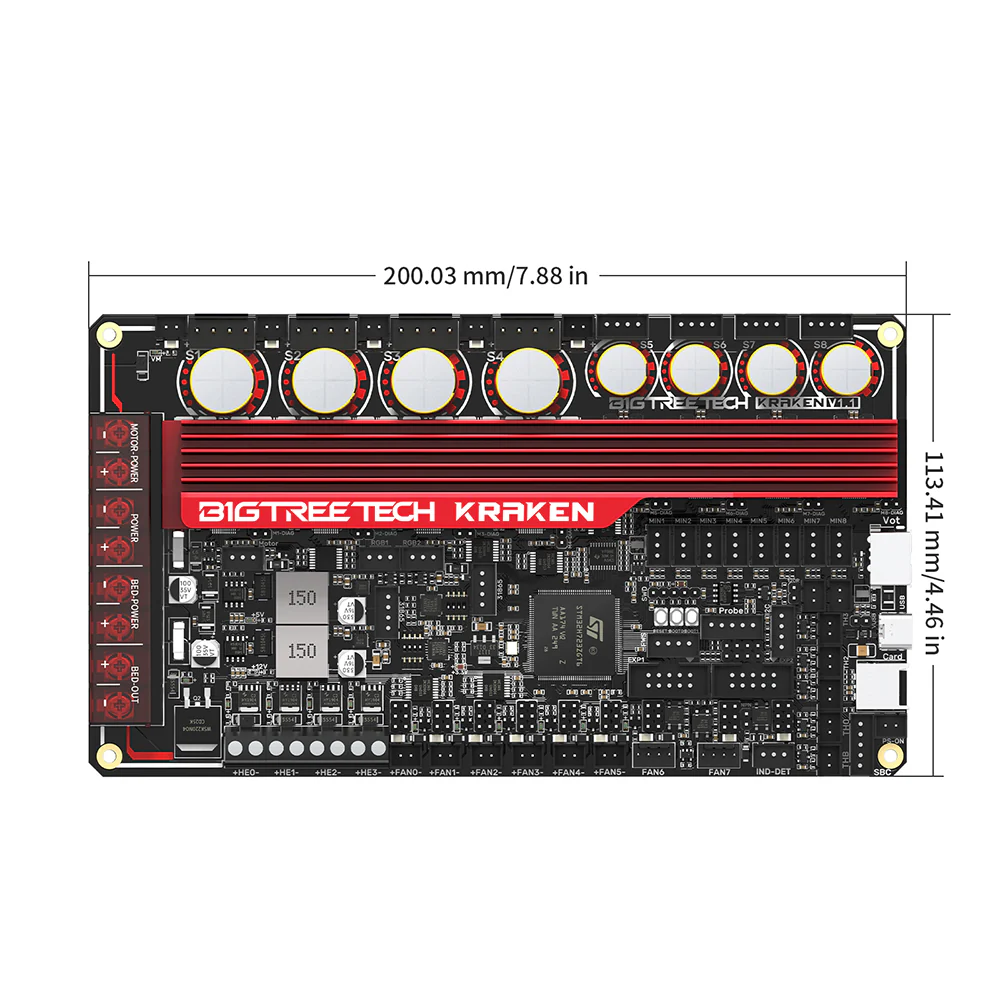 BIGTREETECH Kraken V1.1 - High Current, 8-Axis Motherboard - Image 10